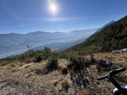 Foto von Helmut Schuchter entlang der Tour