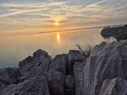 Foto von Angela Hauler entlang der Tour