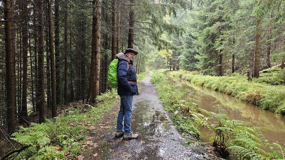 Foto de Alex Frankenberger a lo largo del recorrido
