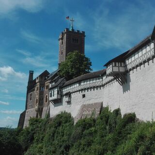 Die Wartburg bei Eisenach in Thüringen