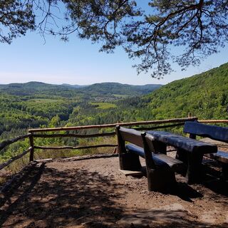 Aussichtspunkt "Schöne Aussicht" nahe Leimen/Pfalz