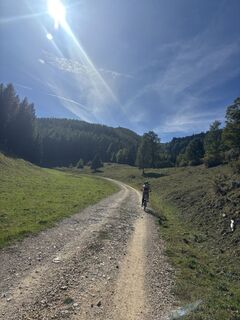 Photo de Wolfgang Walitsch le long du parcours