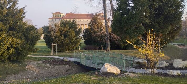 Photo de Christine Fischer le long du parcours