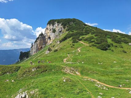 Foto von Katharina entlang der Tour