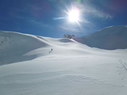 Aufstieg zum Schönjöchl