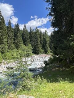 Photo de Daniela Neumann le long du parcours