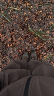 Foto de robin Zuhn a lo largo del recorrido