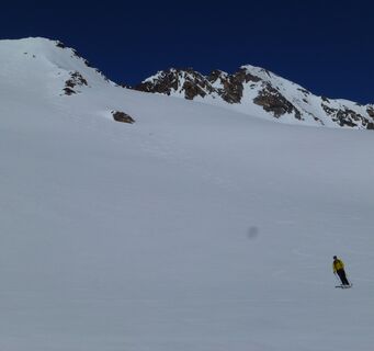 Unbeschwertes Schwungvergnügen am Schwarzenbergferner