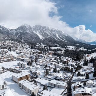 Lenzerheide im Wintern Pano