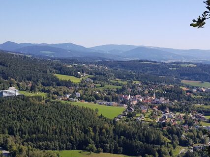Ausblick von Fürwallnerhöhe, Novystein