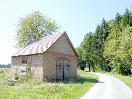 Das alte Feuerwehrhaus bei Schloss Welsberg.