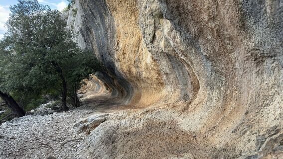 Photo de Claudio Garzetti le long du parcours