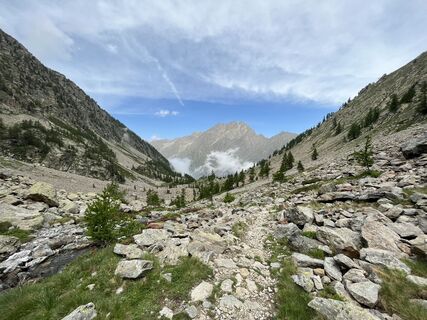Photo de Toni Lerda le long du parcours