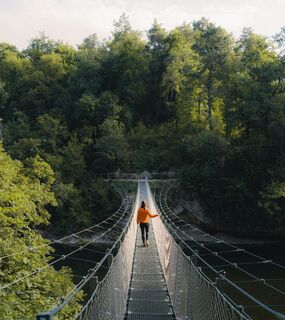 Hängebrücke Fürstlicher Park
