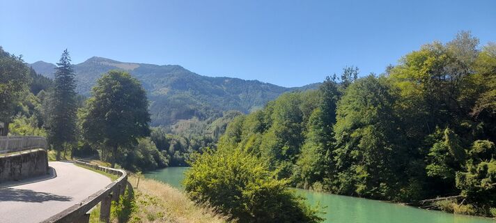 Foto von Brigitte Forsthuber entlang der Tour