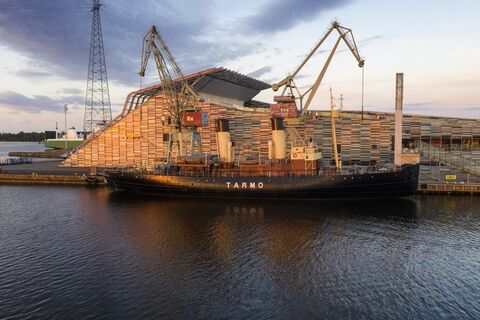 Vellamo Maritimzentrum und der Museumseisbrecher Tarmo