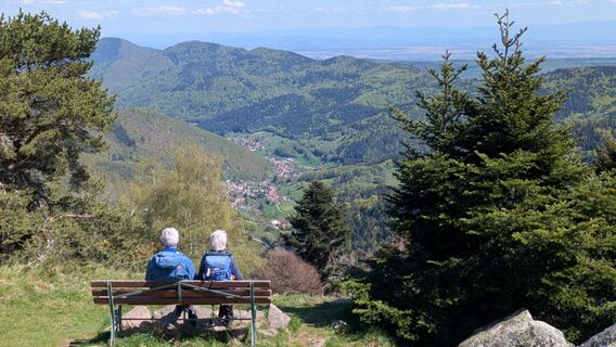 Photo de Richard Schwald le long du parcours