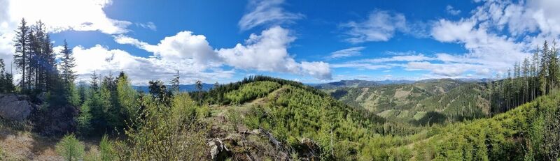 Panoramablick zum Hochschwab