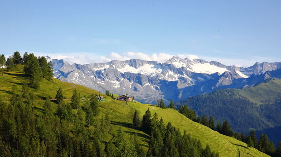 Blick auf Bichlalm