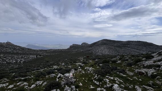 Photo de Giuseppe Deiana le long du parcours