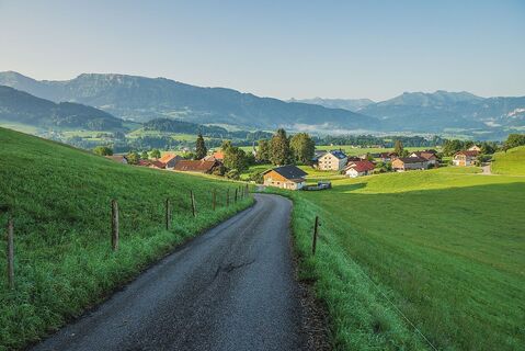 Blick auf Bregenzerwaldgebirge