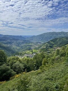 Foto de Guglielmo Battocletti a lo largo del recorrido