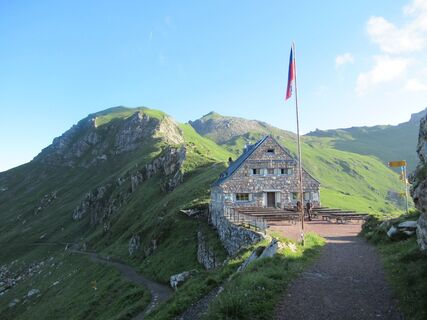 Pfälzerhütte - Bärgällasattel - Kühgrat - Gaflei