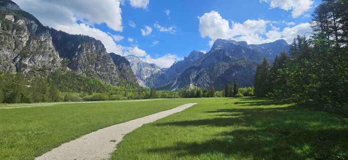Foto de Johann Schallinger a lo largo del recorrido