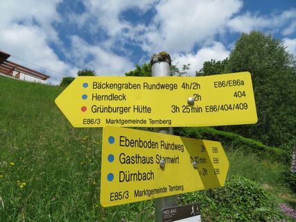 Ternberg - Herndleck - Hochbuchberg - Grünburger Hütte