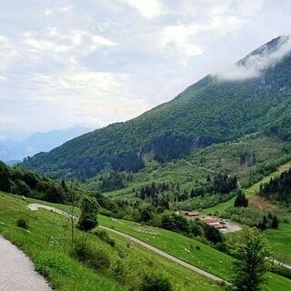 Sella Chianzutan Blick von der Casera Mongranda