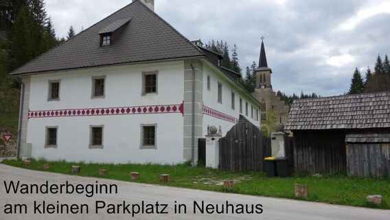Wanderbeginn in Neuhaus