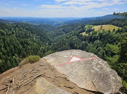 Foto von Franz Russ entlang der Tour