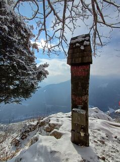 Photo de Angelika Poschinger-Reh le long du parcours