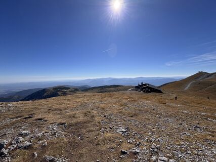 Foto de Wolfgang Schroeder a lo largo del recorrido