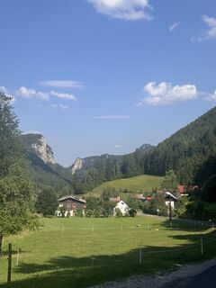 Foto de Johann Rameder a lo largo del recorrido