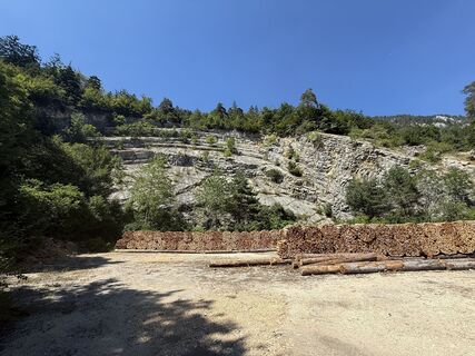 Fotografia z Corinne Kellenberger na trase