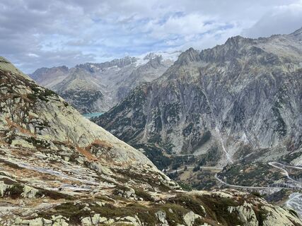 Photo de Lukas Lorez le long du parcours