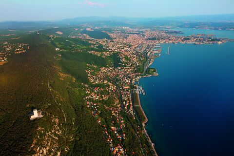 Triest - Panoramablick auf den Golf
