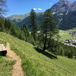 Aussicht auf Chamues-ch