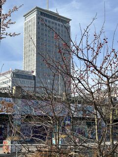 Zdjęcie z Walter Spevak wzdłuż trasy