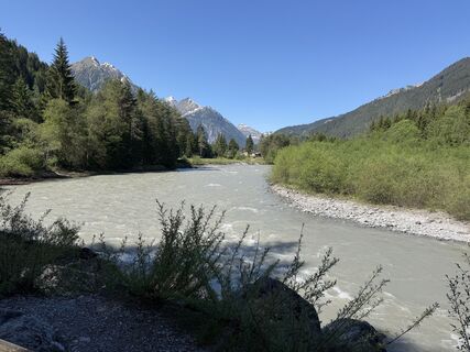 Photo de Astrid le long du parcours