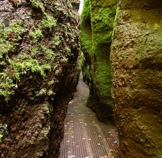 Weiterer Engpass inmitten der Schlucht