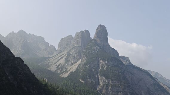 Photo de Luca Sangiorgio le long du parcours