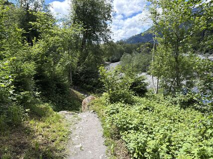Foto von Maria Kammermann entlang der Tour