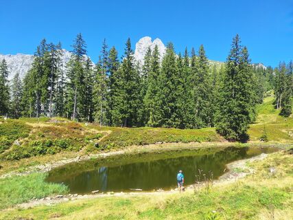 Foto von Sigrid Seiler entlang der Tour