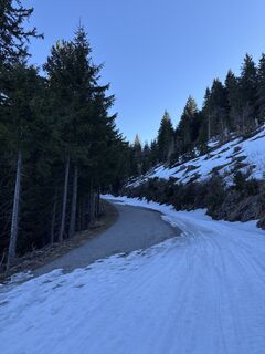 Foto von Heinz Sperl entlang der Tour