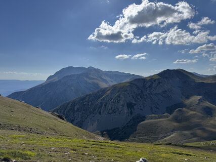 Photo de Matteo Baiocco le long du parcours