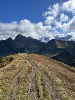 Foto von Josef Wohlgenannt entlang der Tour