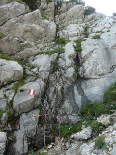 Kletterhilfe mit Eisenleitern