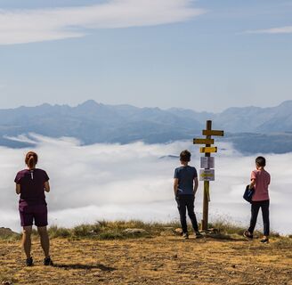 Wolkenmeer über den Monts d'Olmes
